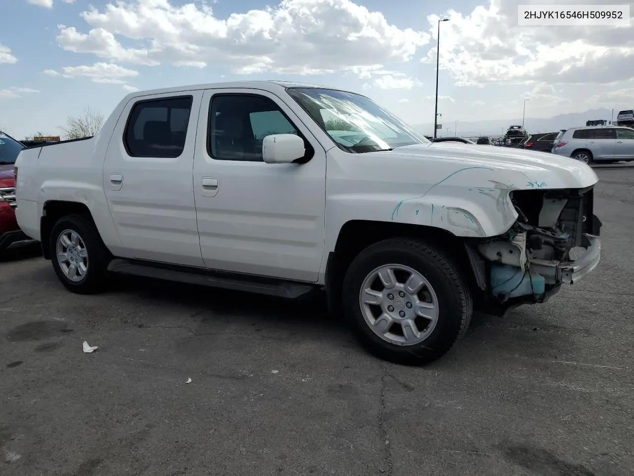 2006 Honda Ridgeline Rtl VIN: 2HJYK16546H509952 Lot: 56577575