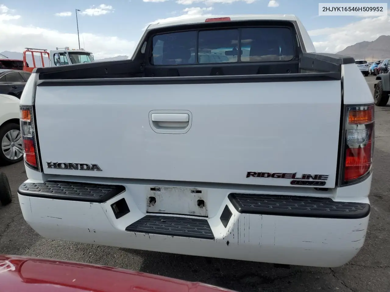 2006 Honda Ridgeline Rtl VIN: 2HJYK16546H509952 Lot: 56577575