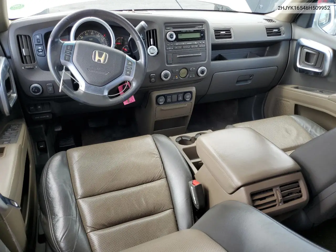 2006 Honda Ridgeline Rtl VIN: 2HJYK16546H509952 Lot: 56577575