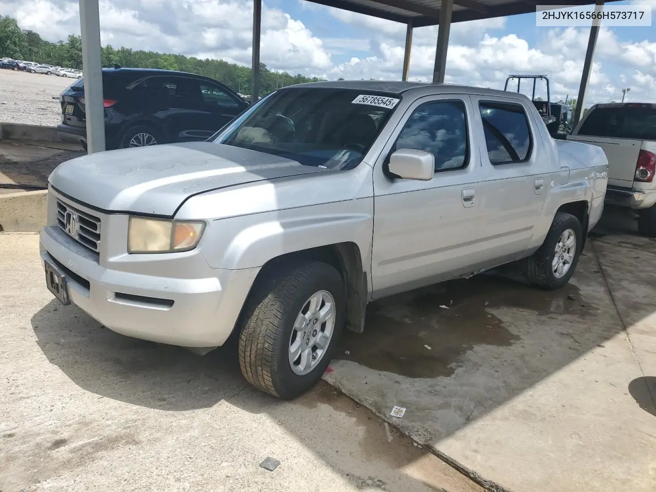2006 Honda Ridgeline Rtl VIN: 2HJYK16566H573717 Lot: 56785545
