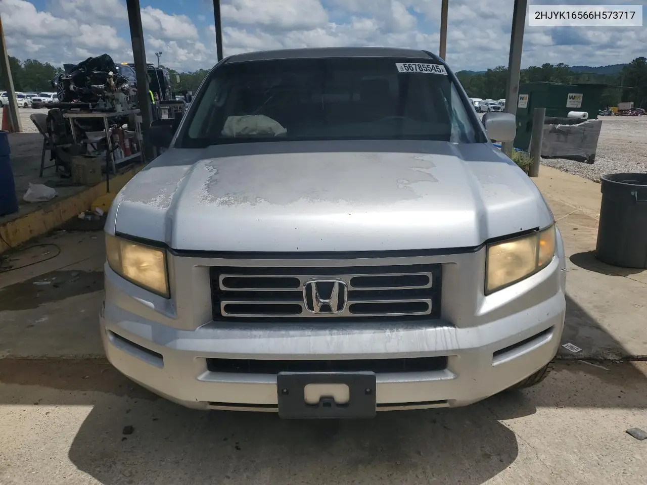 2006 Honda Ridgeline Rtl VIN: 2HJYK16566H573717 Lot: 56785545