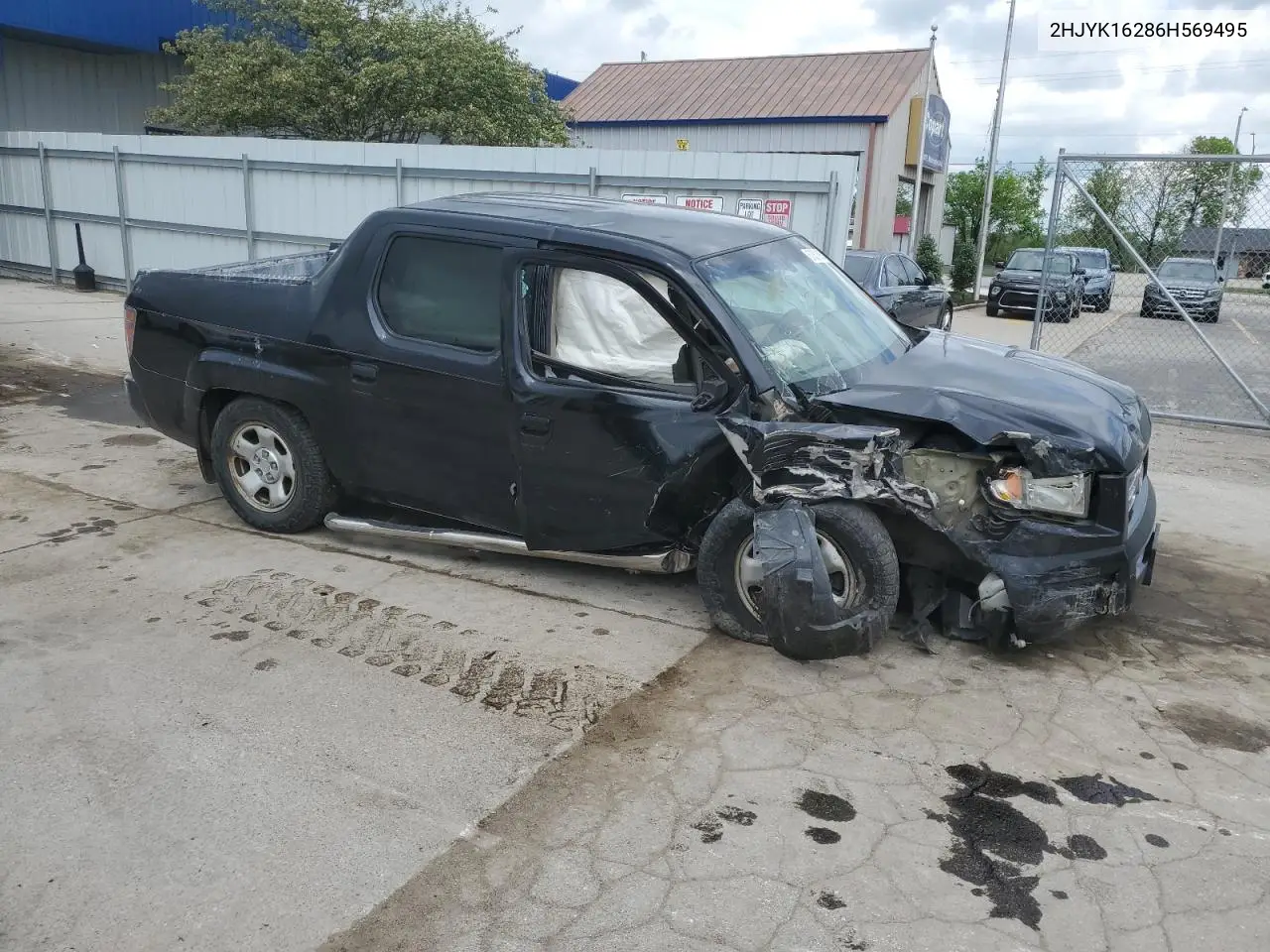 2006 Honda Ridgeline Rt VIN: 2HJYK16286H569495 Lot: 57061595