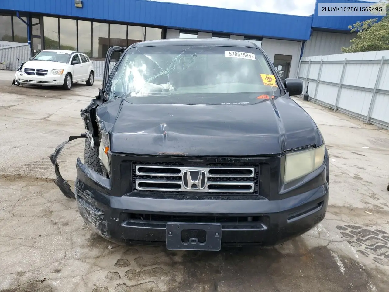 2006 Honda Ridgeline Rt VIN: 2HJYK16286H569495 Lot: 57061595