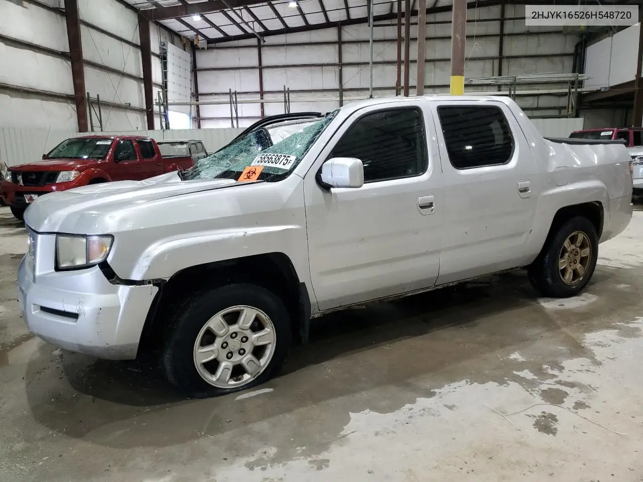 2006 Honda Ridgeline Rtl VIN: 2HJYK16526H548720 Lot: 58563875