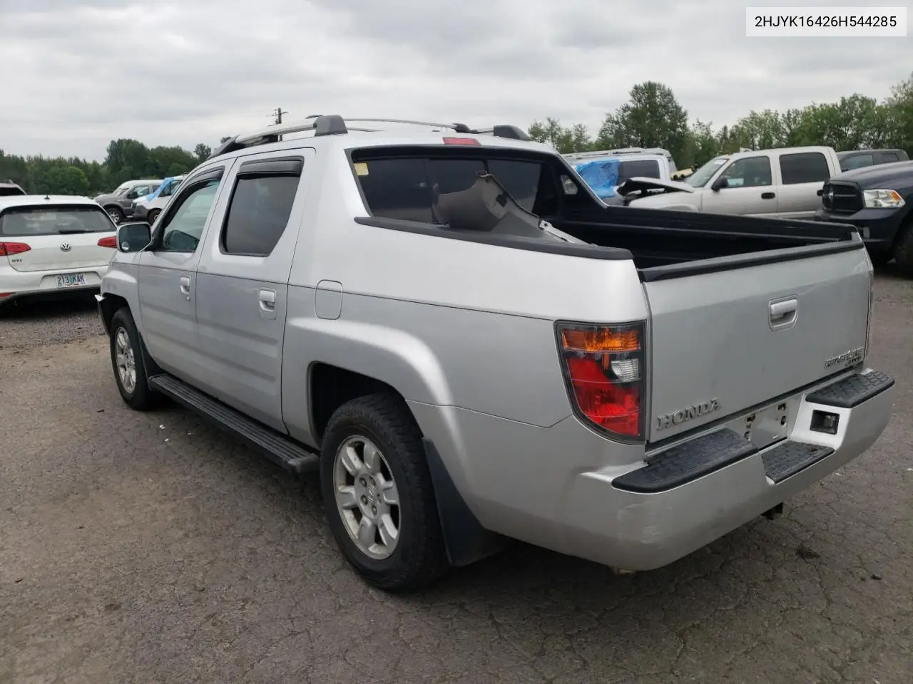 2006 Honda Ridgeline Rts VIN: 2HJYK16426H544285 Lot: 62044605