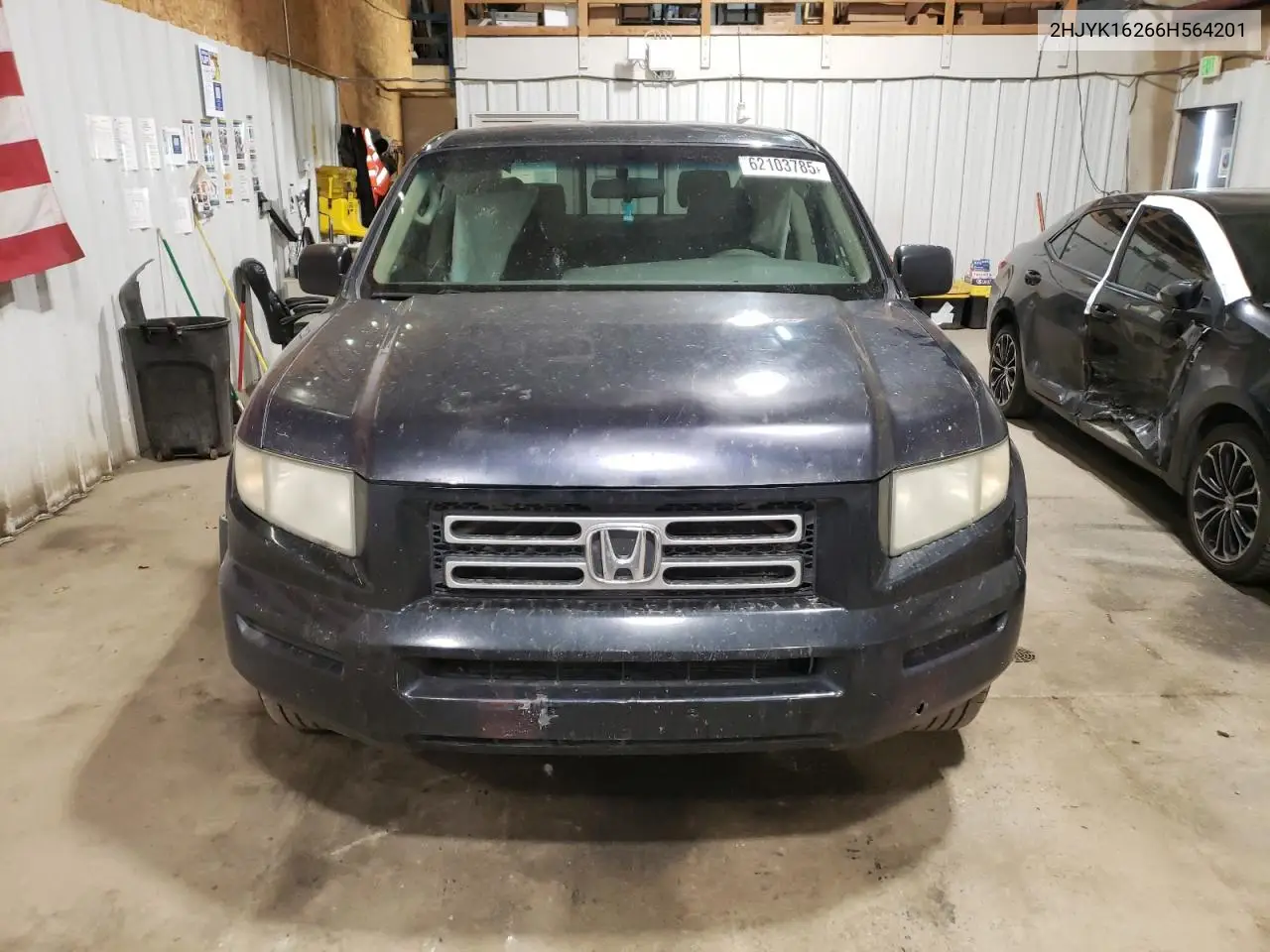2006 Honda Ridgeline Rt VIN: 2HJYK16266H564201 Lot: 62103785