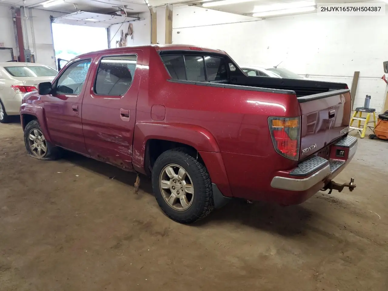 2006 Honda Ridgeline Rtl VIN: 2HJYK16576H504387 Lot: 62181795
