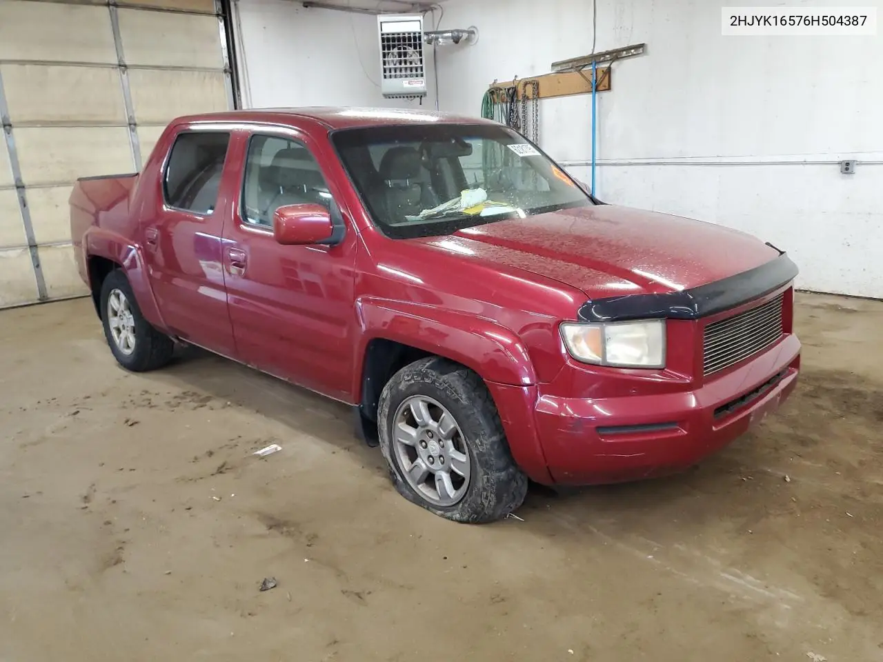 2006 Honda Ridgeline Rtl VIN: 2HJYK16576H504387 Lot: 62181795