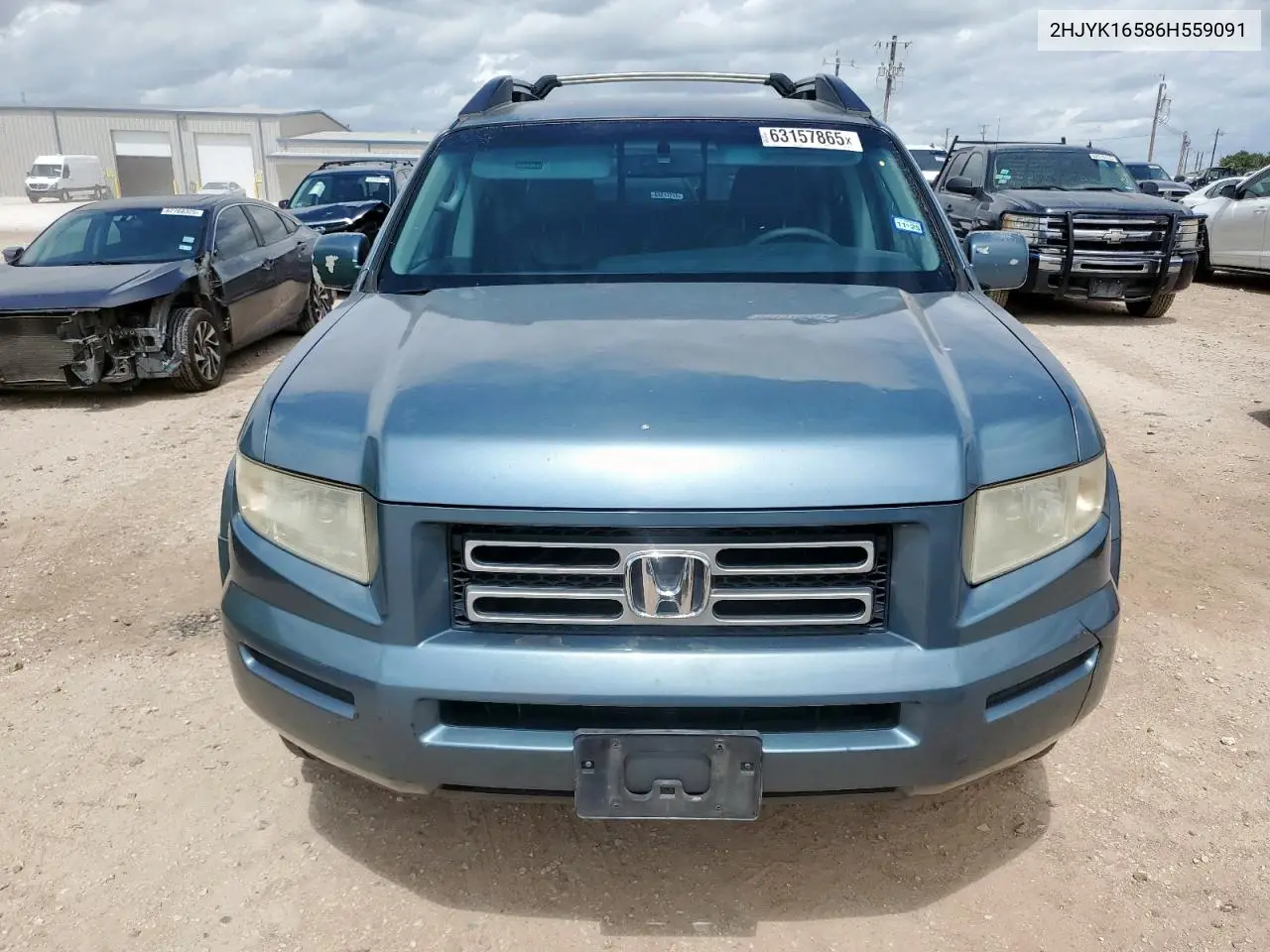 2006 Honda Ridgeline Rtl VIN: 2HJYK16586H559091 Lot: 63157865