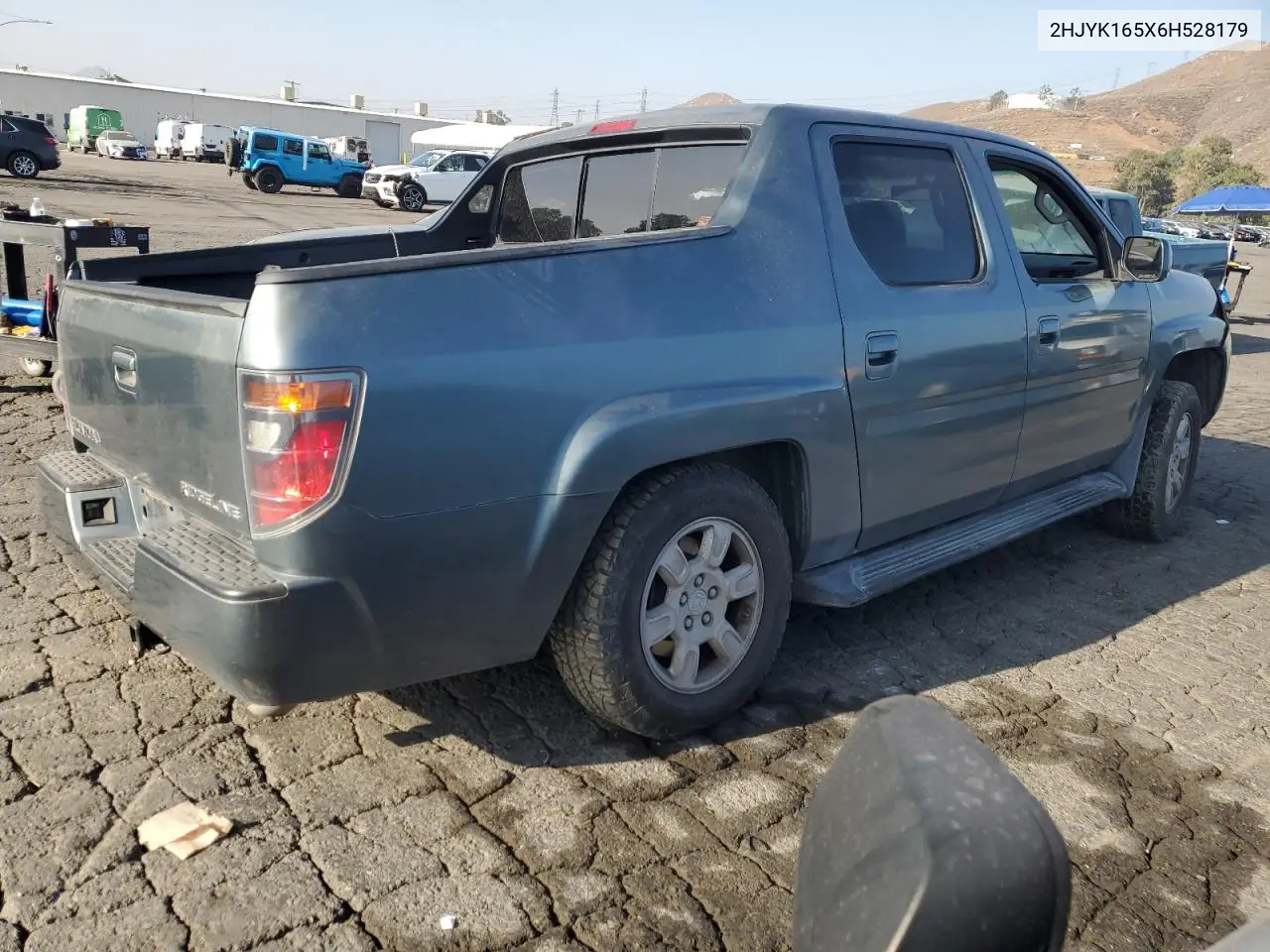 2006 Honda Ridgeline Rtl VIN: 2HJYK165X6H528179 Lot: 63165975