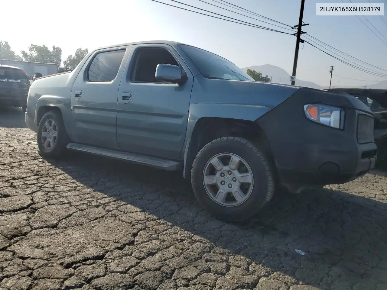 2006 Honda Ridgeline Rtl VIN: 2HJYK165X6H528179 Lot: 63165975