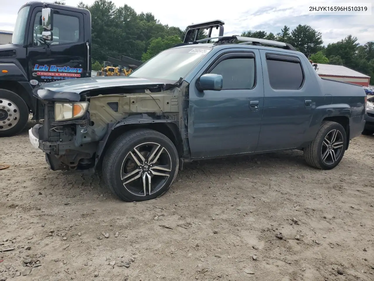 2006 Honda Ridgeline Rtl VIN: 2HJYK16596H510319 Lot: 63505475