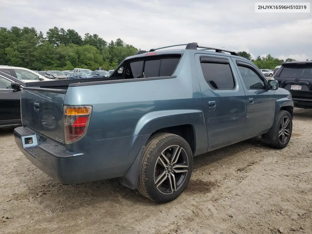 2006 Honda Ridgeline Rtl VIN: 2HJYK16596H510319 Lot: 63505475