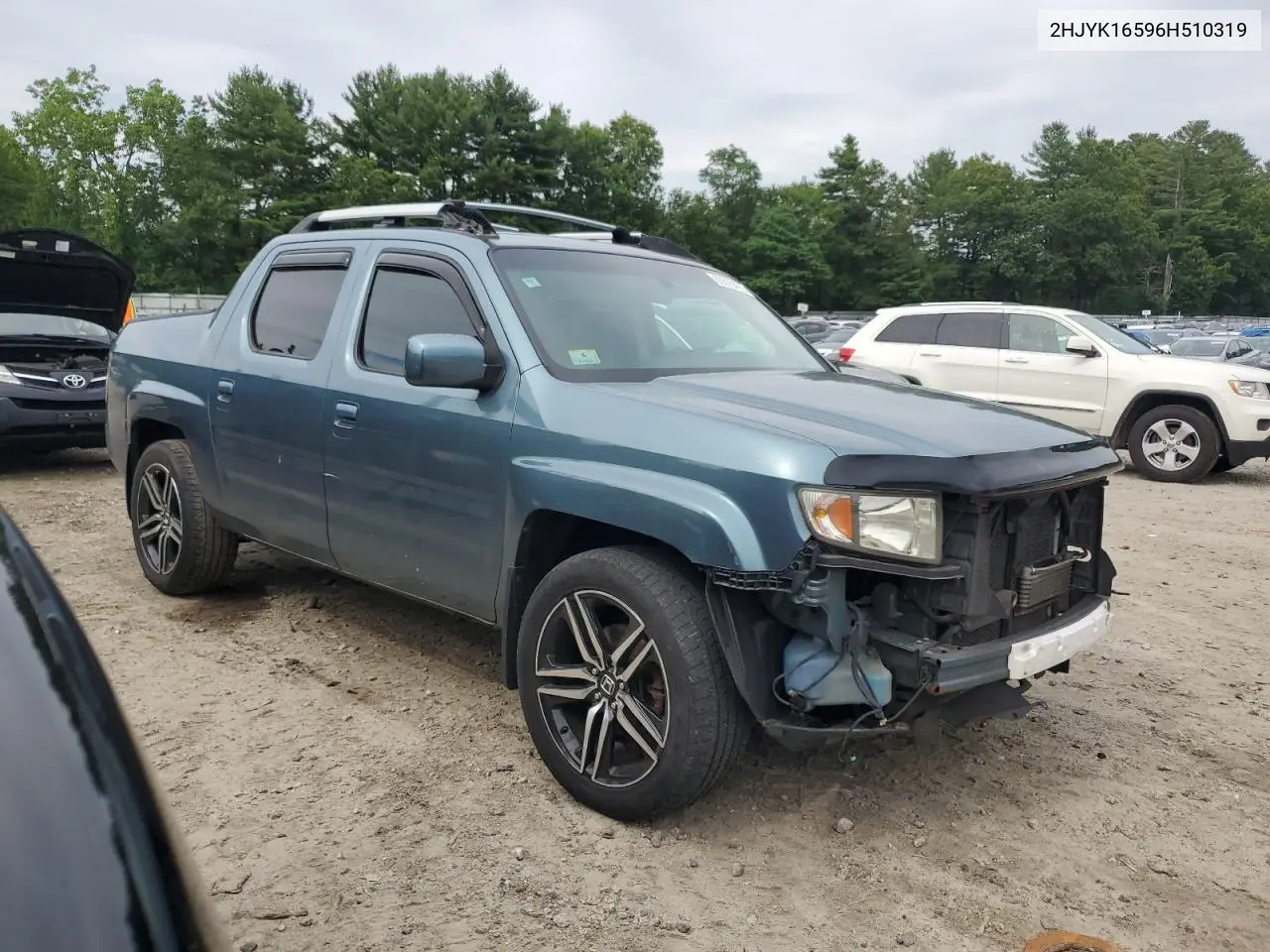 2006 Honda Ridgeline Rtl VIN: 2HJYK16596H510319 Lot: 63505475