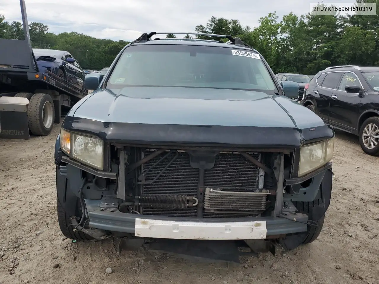 2006 Honda Ridgeline Rtl VIN: 2HJYK16596H510319 Lot: 63505475
