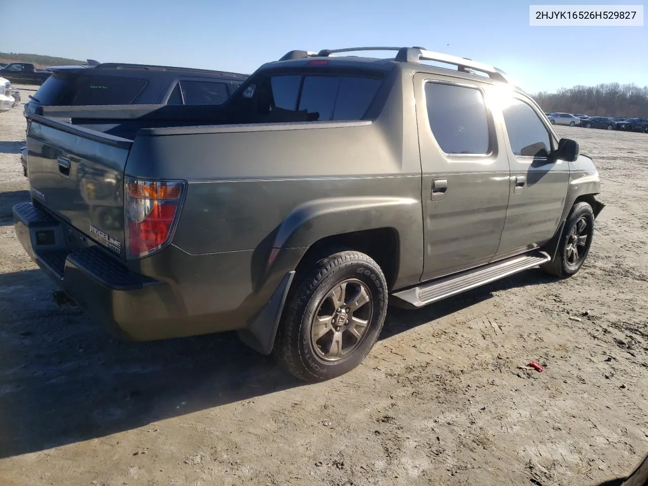 2006 Honda Ridgeline Rtl VIN: 2HJYK16526H529827 Lot: 86984224