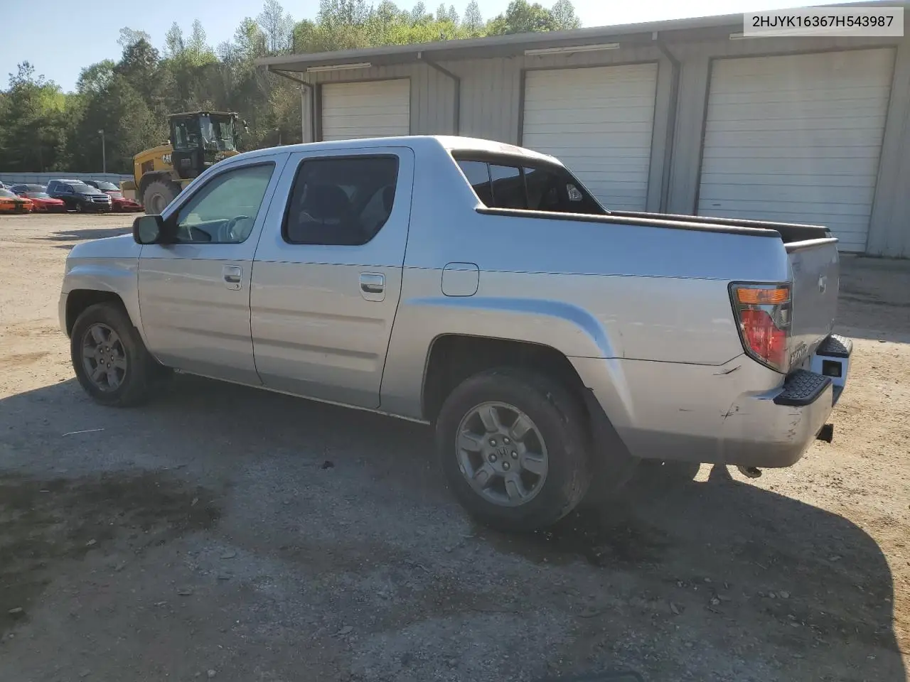 2007 Honda Ridgeline Rtx VIN: 2HJYK16367H543987 Lot: 52608665