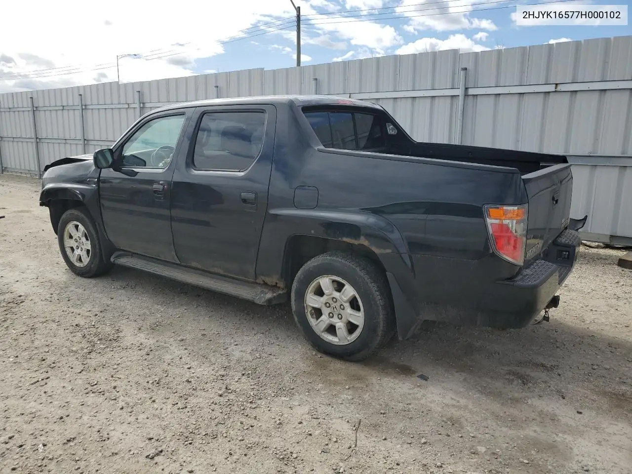 2007 Honda Ridgeline Rtl VIN: 2HJYK16577H000102 Lot: 53119995