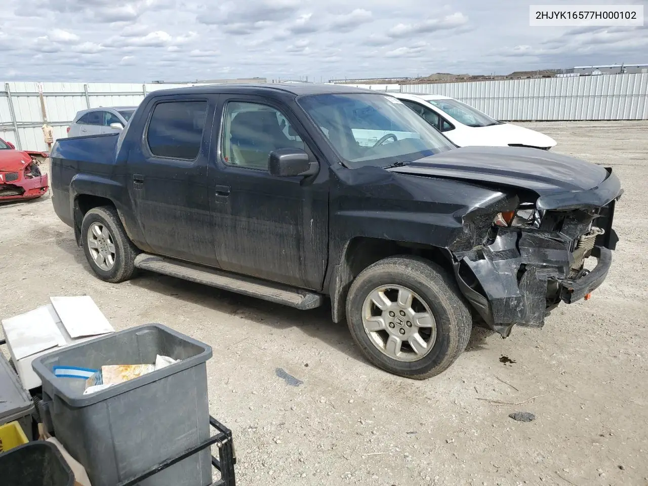 2007 Honda Ridgeline Rtl VIN: 2HJYK16577H000102 Lot: 53119995