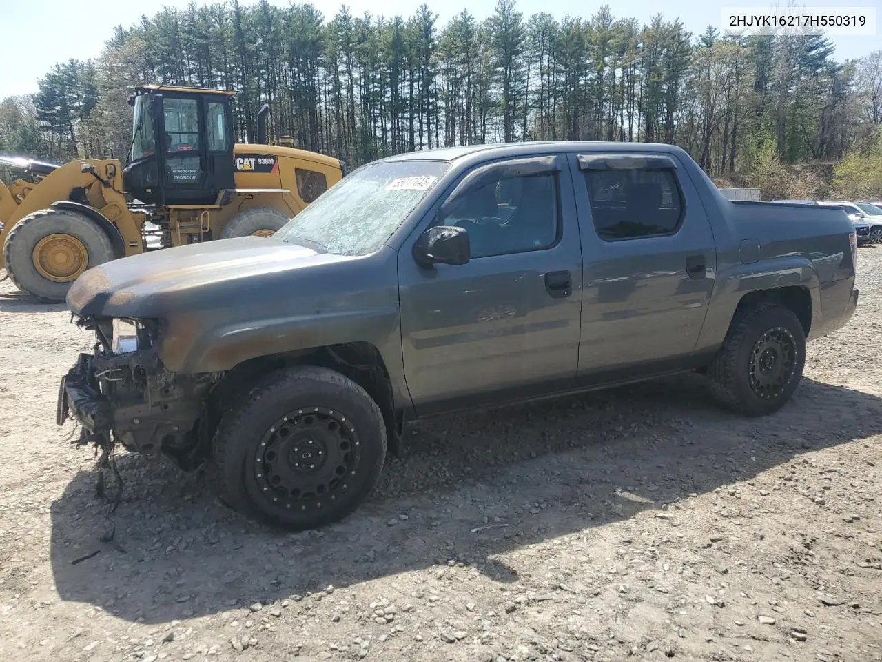 2007 Honda Ridgeline Rt VIN: 2HJYK16217H550319 Lot: 55017645