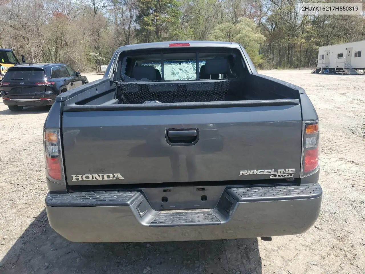 2007 Honda Ridgeline Rt VIN: 2HJYK16217H550319 Lot: 55017645