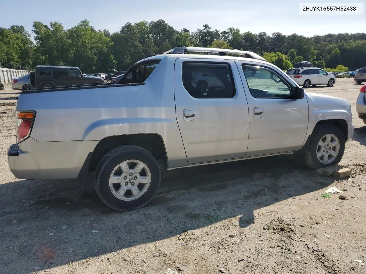 2007 Honda Ridgeline Rtl VIN: 2HJYK16557H524381 Lot: 59110995