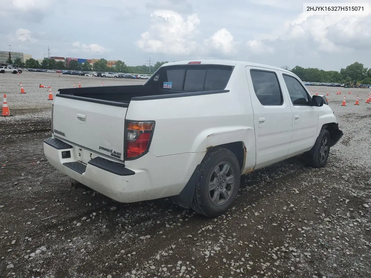 2007 Honda Ridgeline Rtx VIN: 2HJYK16327H515071 Lot: 60104105