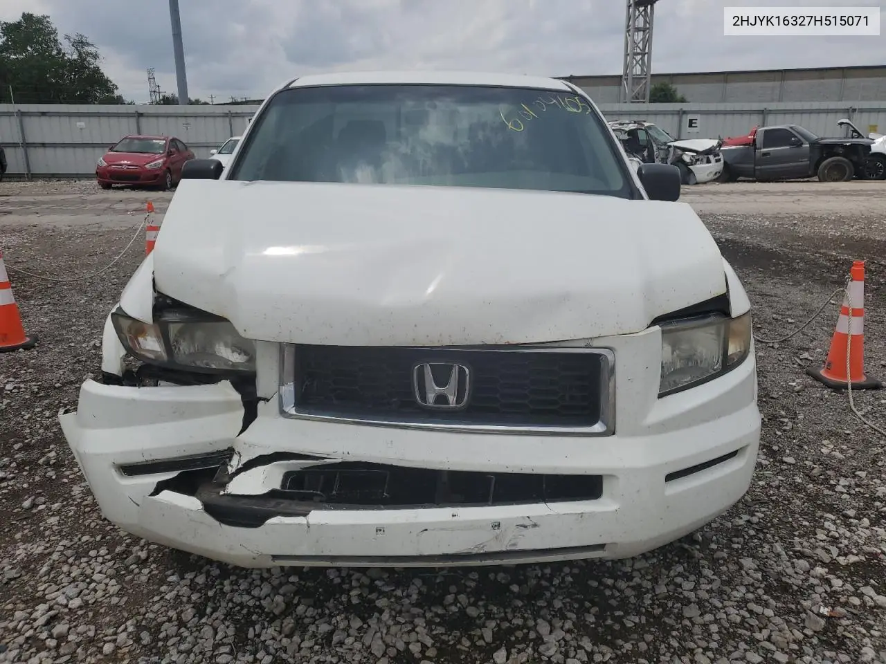 2007 Honda Ridgeline Rtx VIN: 2HJYK16327H515071 Lot: 60104105
