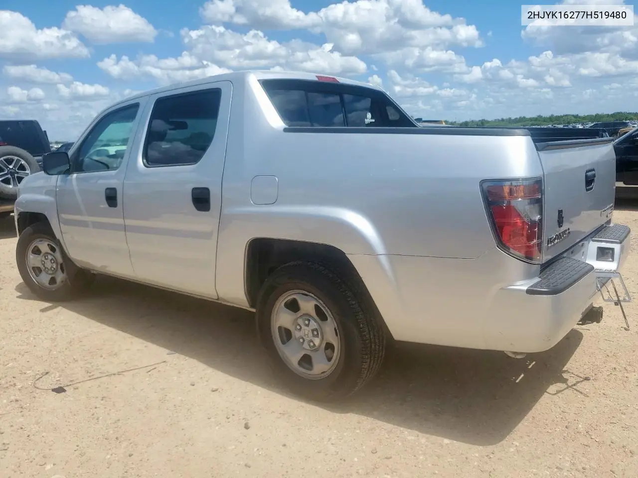 2007 Honda Ridgeline Rt VIN: 2HJYK16277H519480 Lot: 62653425