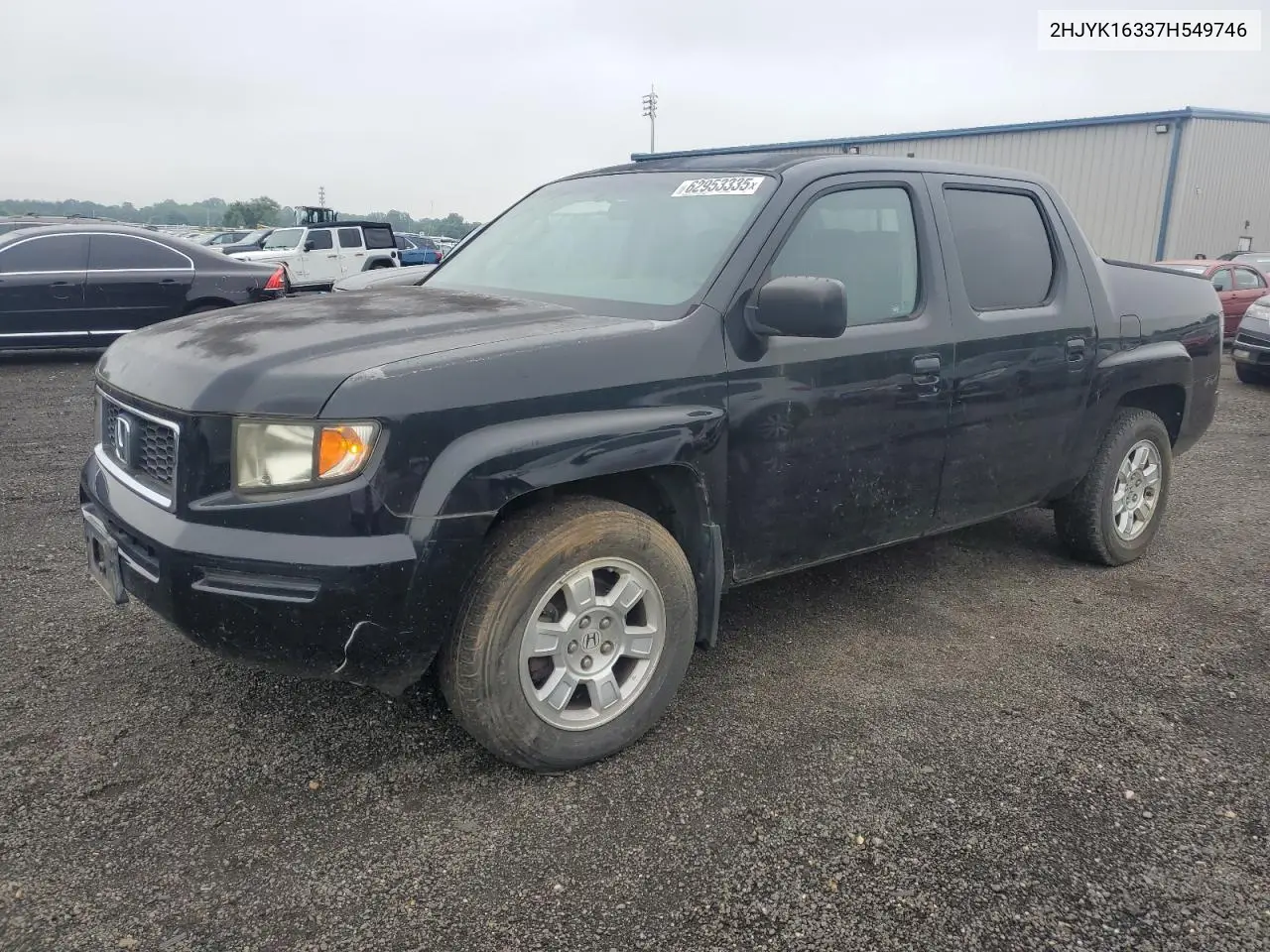 2007 Honda Ridgeline Rtx VIN: 2HJYK16337H549746 Lot: 62953335