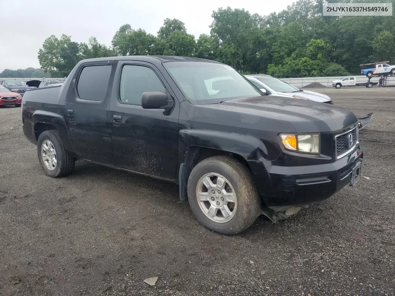 2007 Honda Ridgeline Rtx VIN: 2HJYK16337H549746 Lot: 62953335