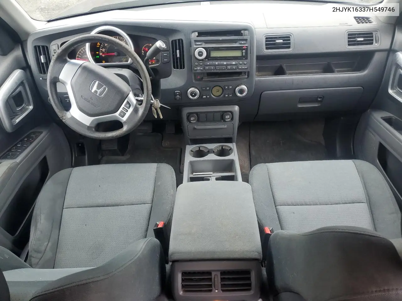 2007 Honda Ridgeline Rtx VIN: 2HJYK16337H549746 Lot: 62953335