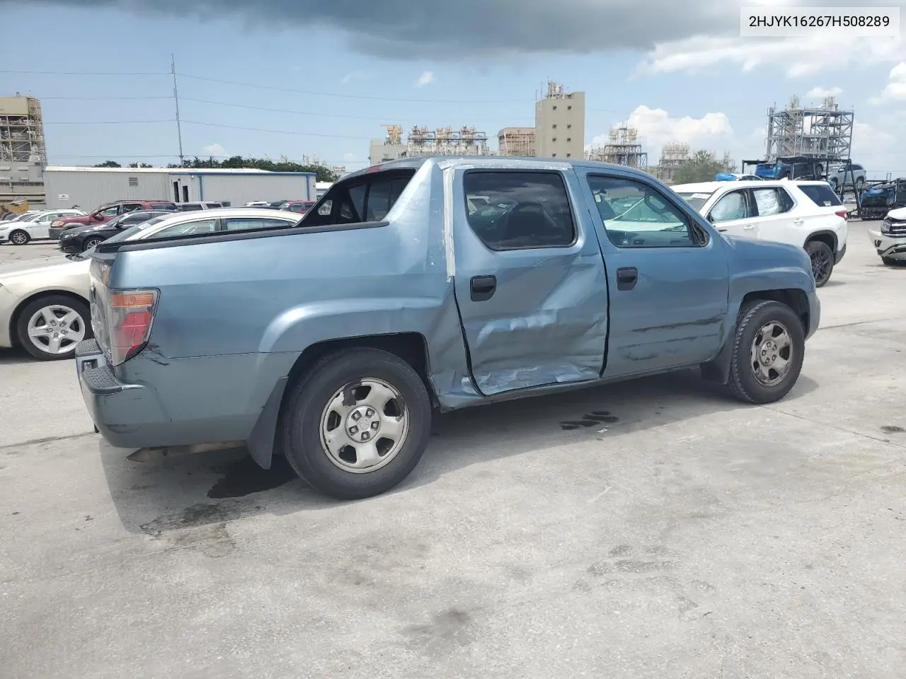 2007 Honda Ridgeline Rt VIN: 2HJYK16267H508289 Lot: 63659865