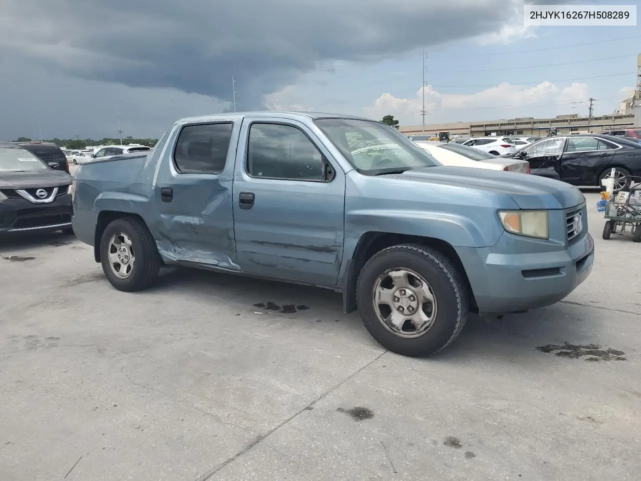 2007 Honda Ridgeline Rt VIN: 2HJYK16267H508289 Lot: 63659865