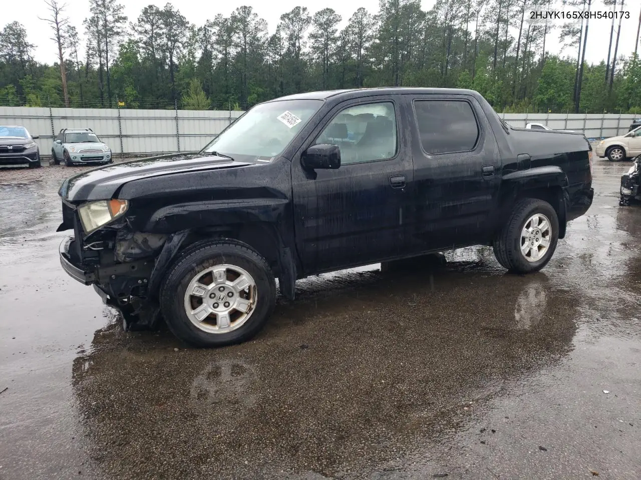 2008 Honda Ridgeline Rtl VIN: 2HJYK165X8H540173 Lot: 56514505