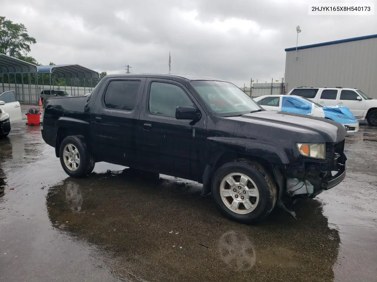 2008 Honda Ridgeline Rtl VIN: 2HJYK165X8H540173 Lot: 56514505