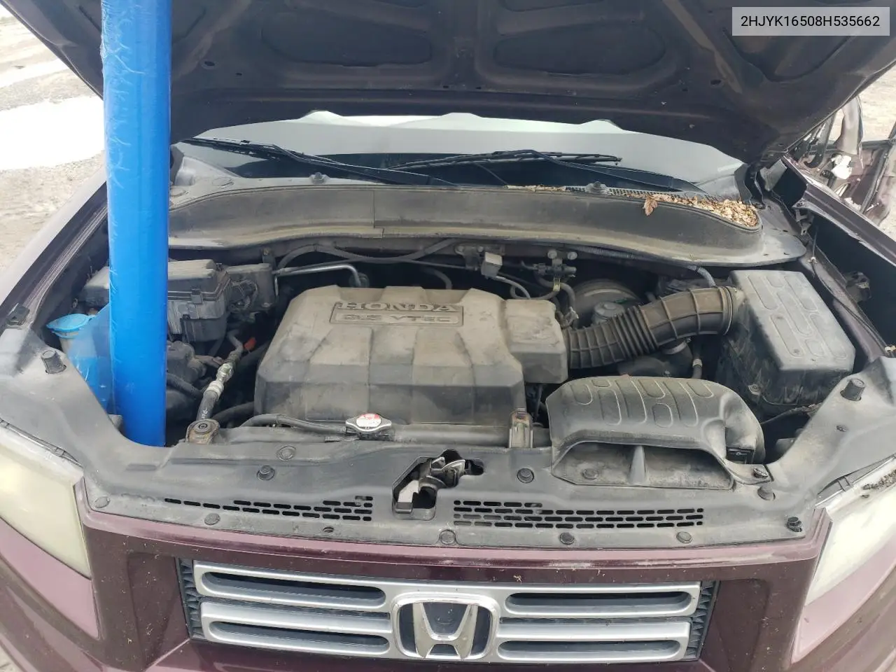2008 Honda Ridgeline Rtl VIN: 2HJYK16508H535662 Lot: 56568505