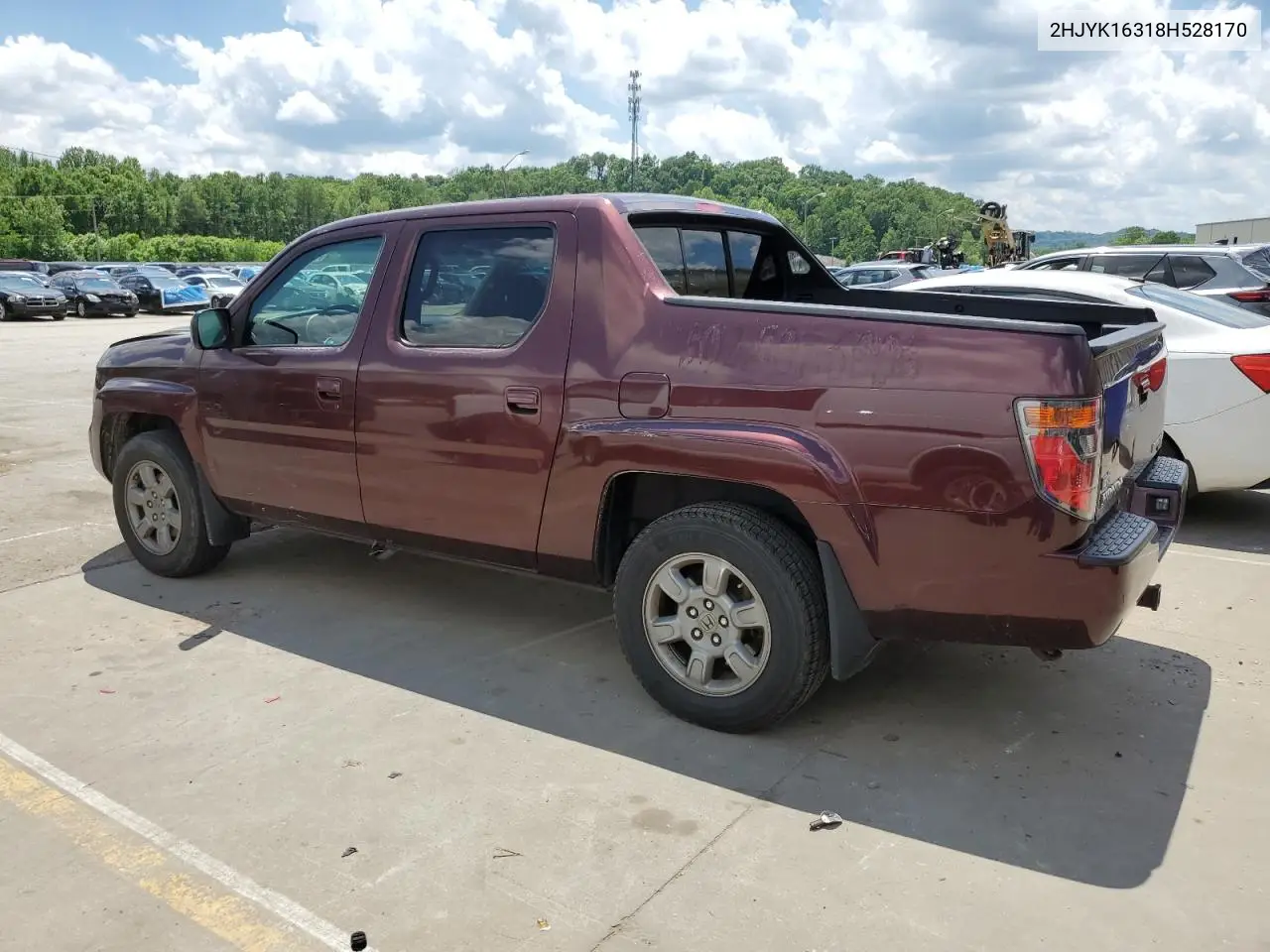 2008 Honda Ridgeline Rtx VIN: 2HJYK16318H528170 Lot: 56859545