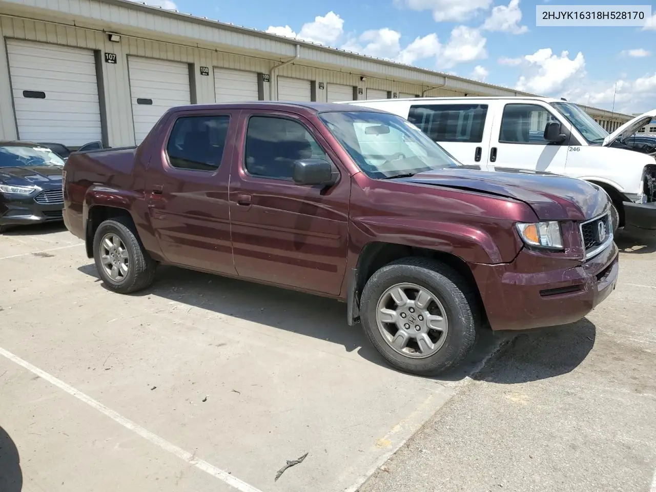 2008 Honda Ridgeline Rtx VIN: 2HJYK16318H528170 Lot: 56859545