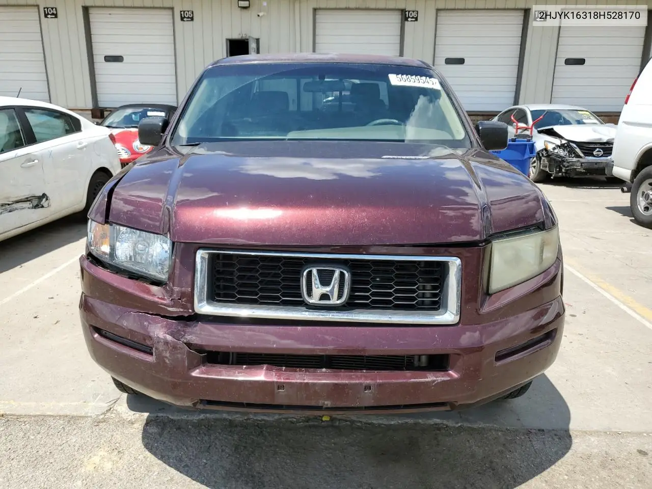 2008 Honda Ridgeline Rtx VIN: 2HJYK16318H528170 Lot: 56859545
