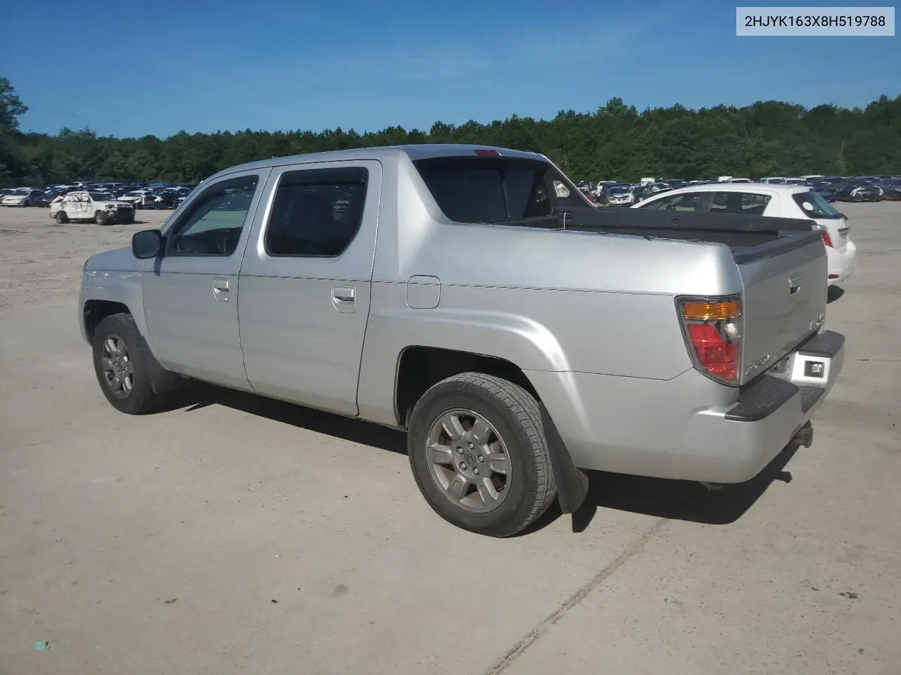 2008 Honda Ridgeline Rtx VIN: 2HJYK163X8H519788 Lot: 61500925