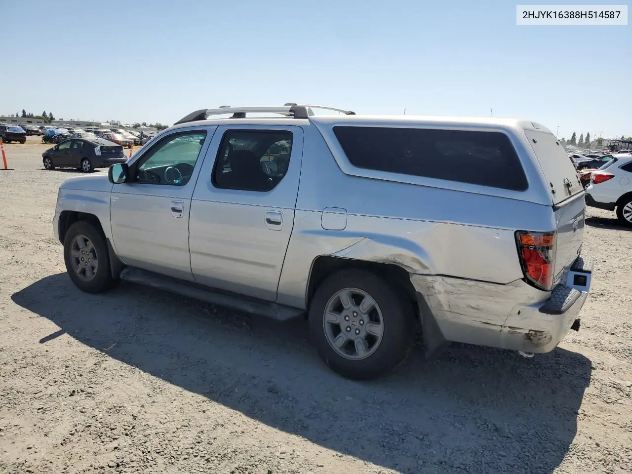 2008 Honda Ridgeline Rtx VIN: 2HJYK16388H514587 Lot: 62394945