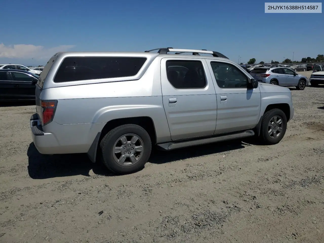 2008 Honda Ridgeline Rtx VIN: 2HJYK16388H514587 Lot: 62394945