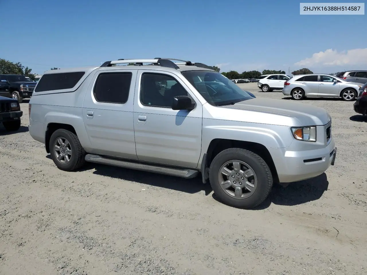 2008 Honda Ridgeline Rtx VIN: 2HJYK16388H514587 Lot: 62394945