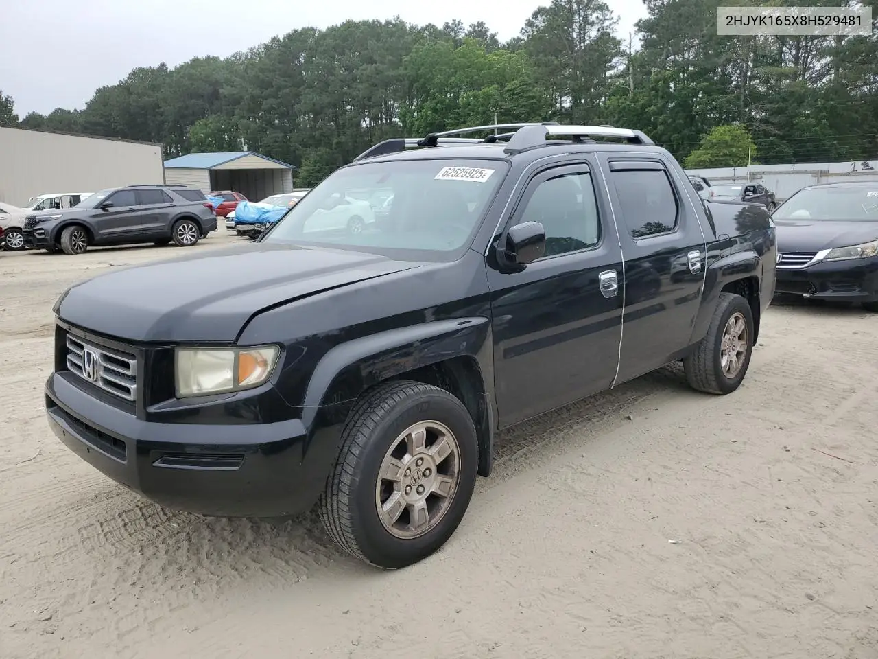 2008 Honda Ridgeline Rtl VIN: 2HJYK165X8H529481 Lot: 62525925