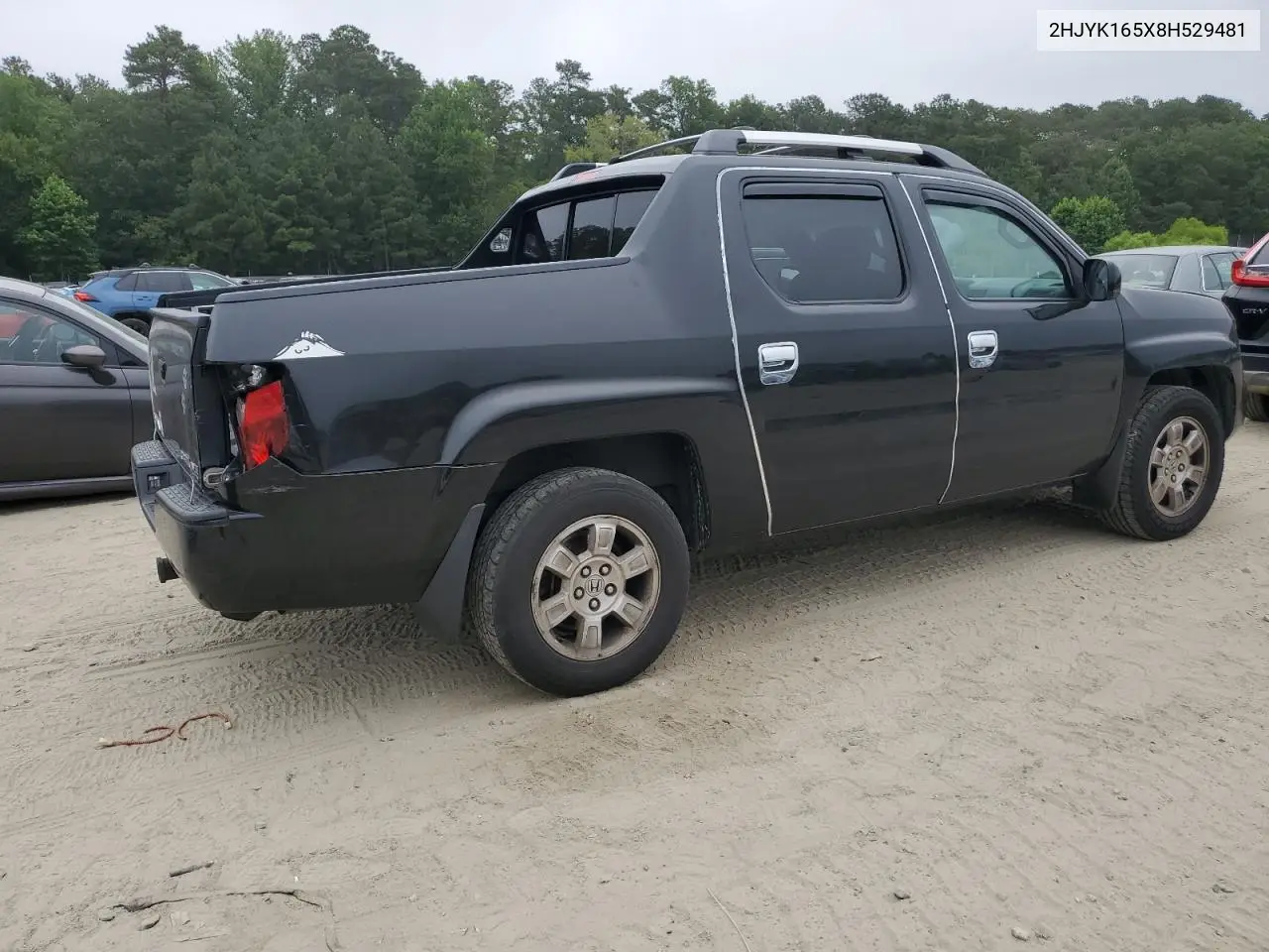 2008 Honda Ridgeline Rtl VIN: 2HJYK165X8H529481 Lot: 62525925
