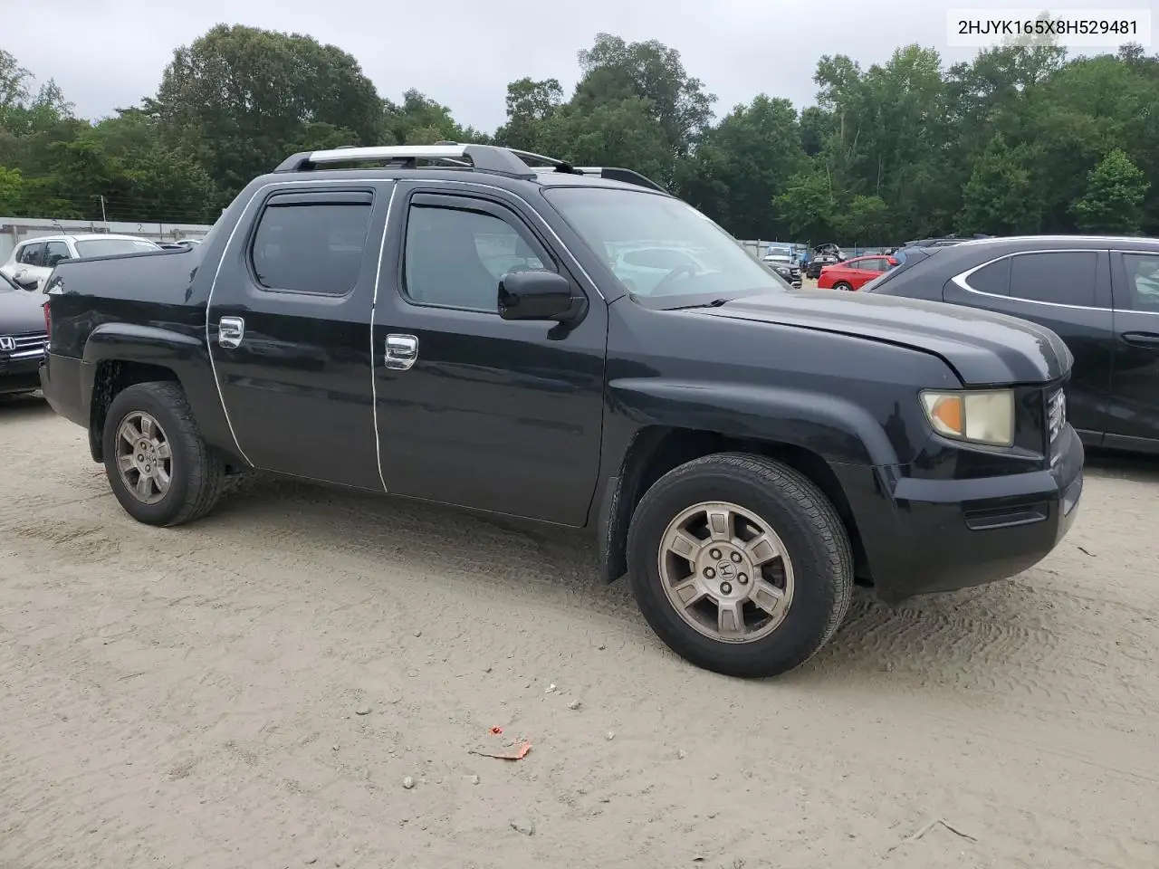 2008 Honda Ridgeline Rtl VIN: 2HJYK165X8H529481 Lot: 62525925