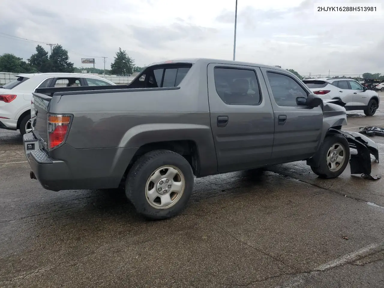 2008 Honda Ridgeline Rt VIN: 2HJYK16288H513981 Lot: 62737415