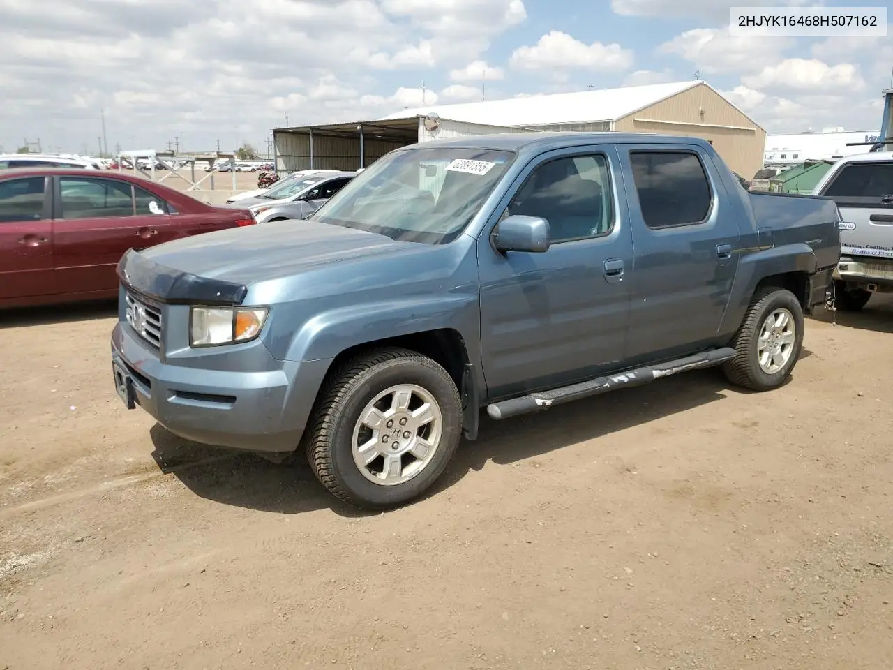 2008 Honda Ridgeline Rts VIN: 2HJYK16468H507162 Lot: 62891355