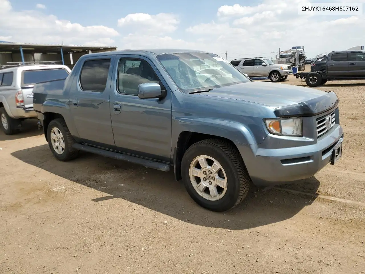 2008 Honda Ridgeline Rts VIN: 2HJYK16468H507162 Lot: 62891355